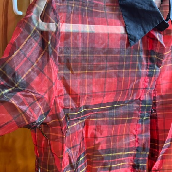 Marni Shear Plaid Short Sleeve Button Down (size 40) - Picture 2 of 10